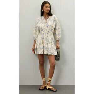 Sandro Josella Blue Floral Dress